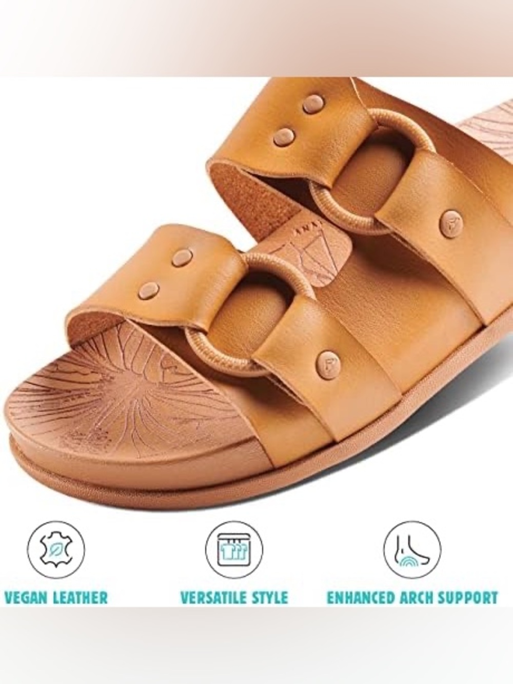 Reef Vista Vera Cruz Size 7.5 Color Natural New Without Box - Picture 6 of 9